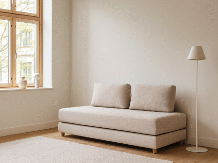 Alternative view of Hovden Nordic 3-seter sovesofa daybed med ryggputer