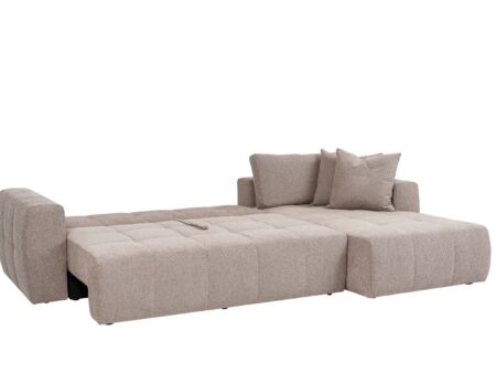 Hovden Fantasy chaiselong sofabed Sorella 13 dark beige