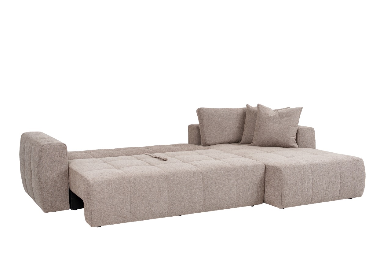 Hovden Fantasy chaiselong sofabed Sorella 13 dark beige