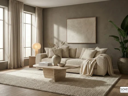 Hovden Sweet 180 i varm og koselig stue. Norges mest luksuriøse sovesofa med 180 cm bred seng, 12 cm pocketmadras og ekte dun i alle puter.