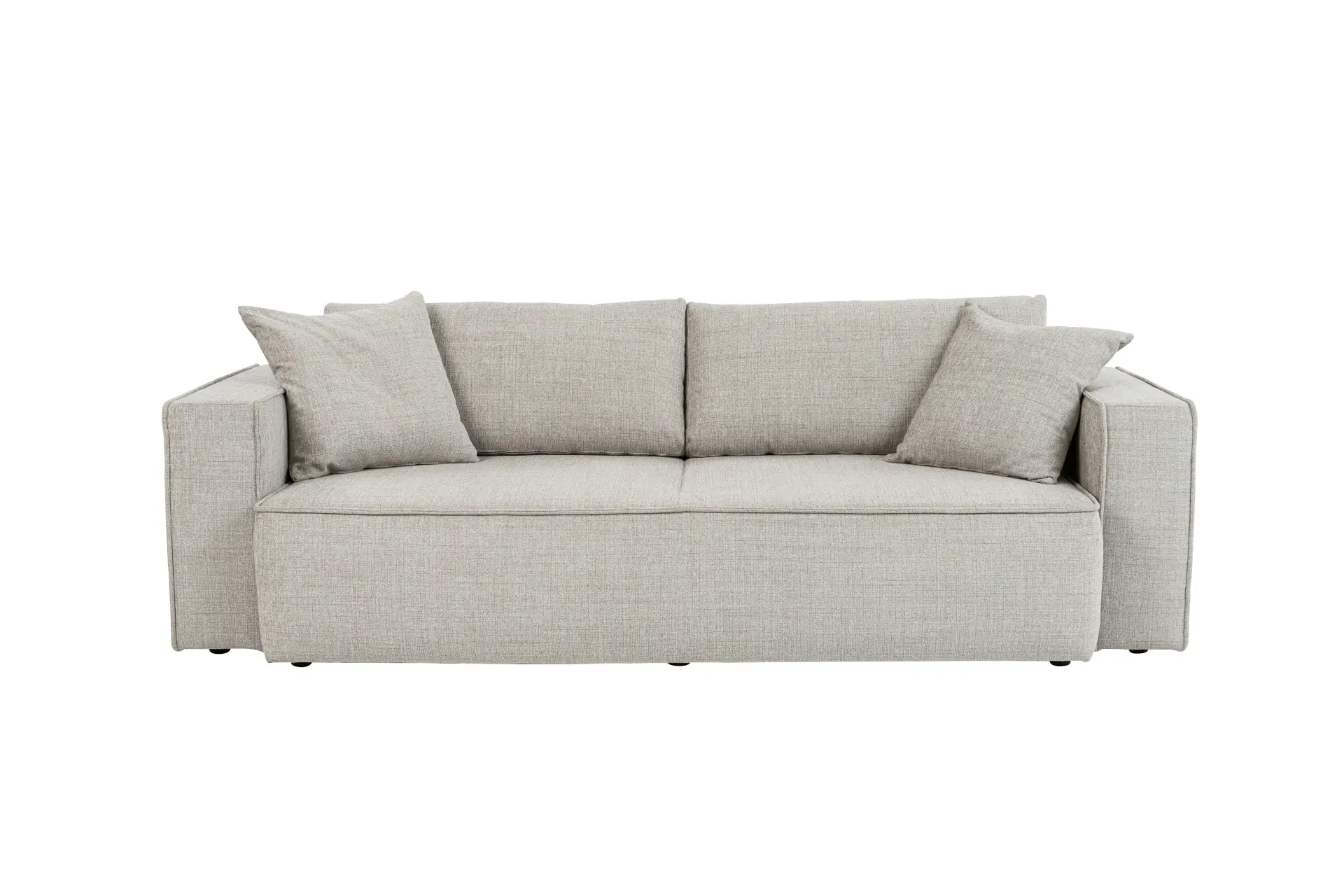 Melody 3-seter sovesofa sett forfra på hvit bakgrunn